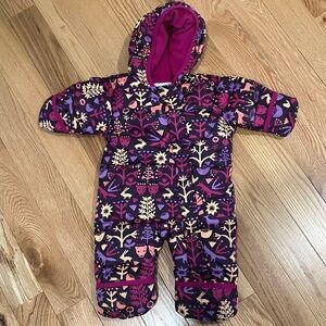 Columbia Down Baby Snowsuit Bunting One Piece with Hood